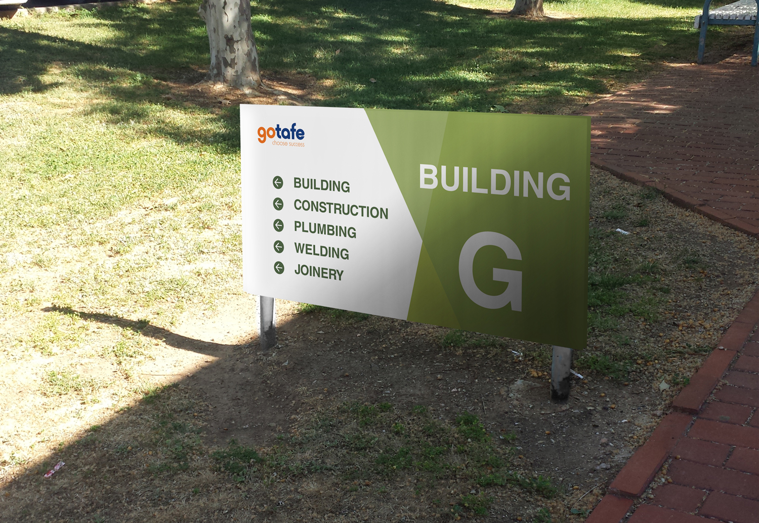 Gotafe Wayfinding Presentation Visual