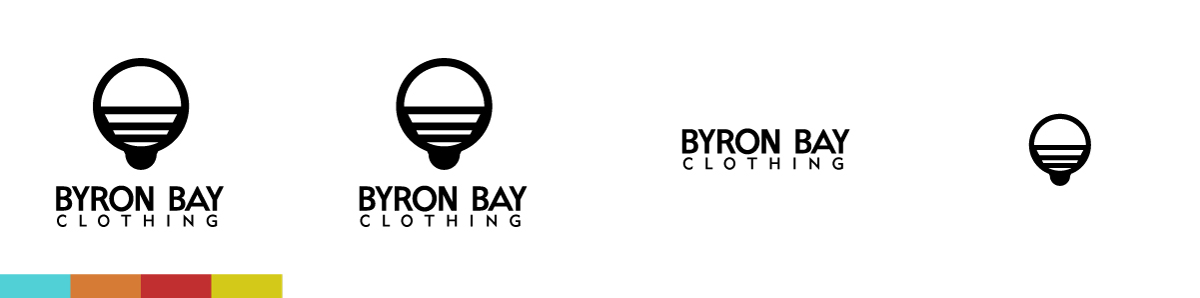 Byron Bay Clothing Logo Variations