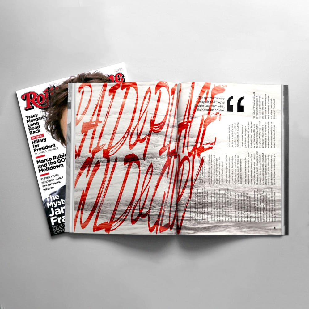 Vikings Magazine Spread