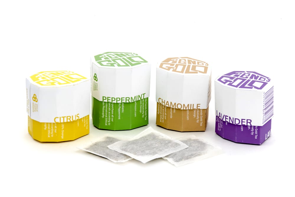 Fiends Gold Tea Packaging